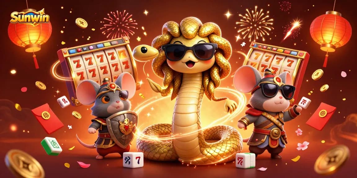 Spin slots at Sunwin and enjoy a vibrant casino experience with Medusa and friends!