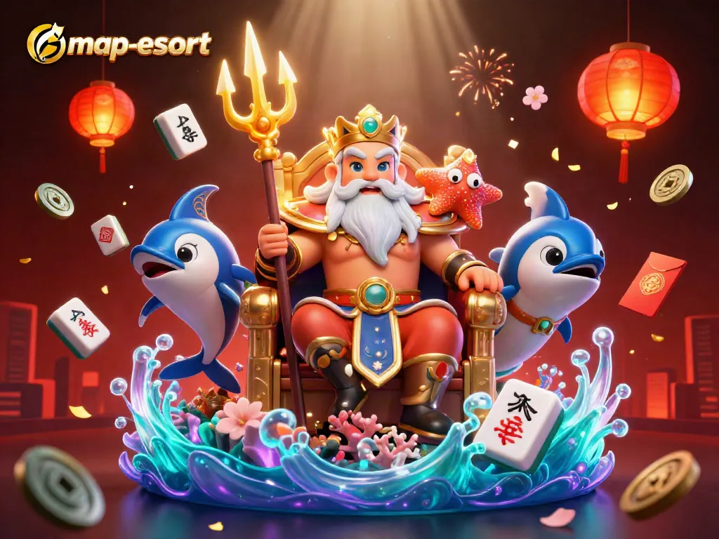 Experience exciting gameplay in this map-escort casino adventure illustration filled with vibrant elements.