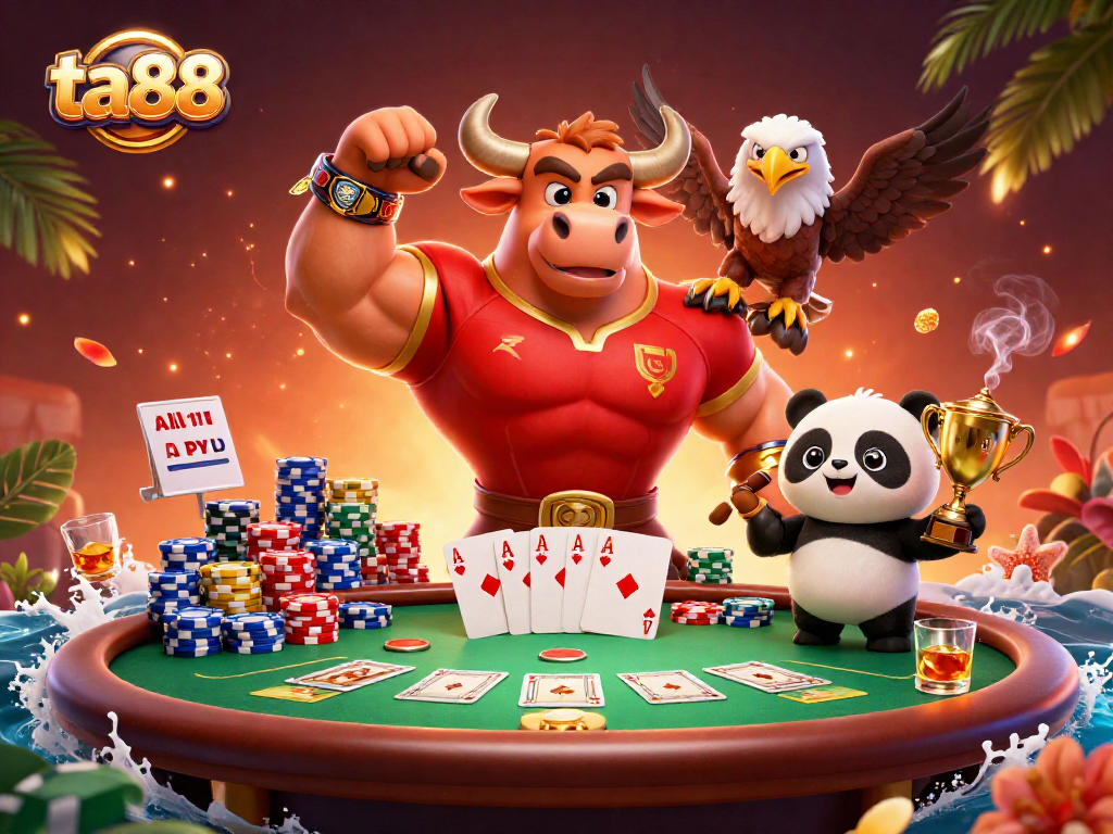 Experience thrilling wins at ta88 with vibrant casino characters and dynamic gaming action.