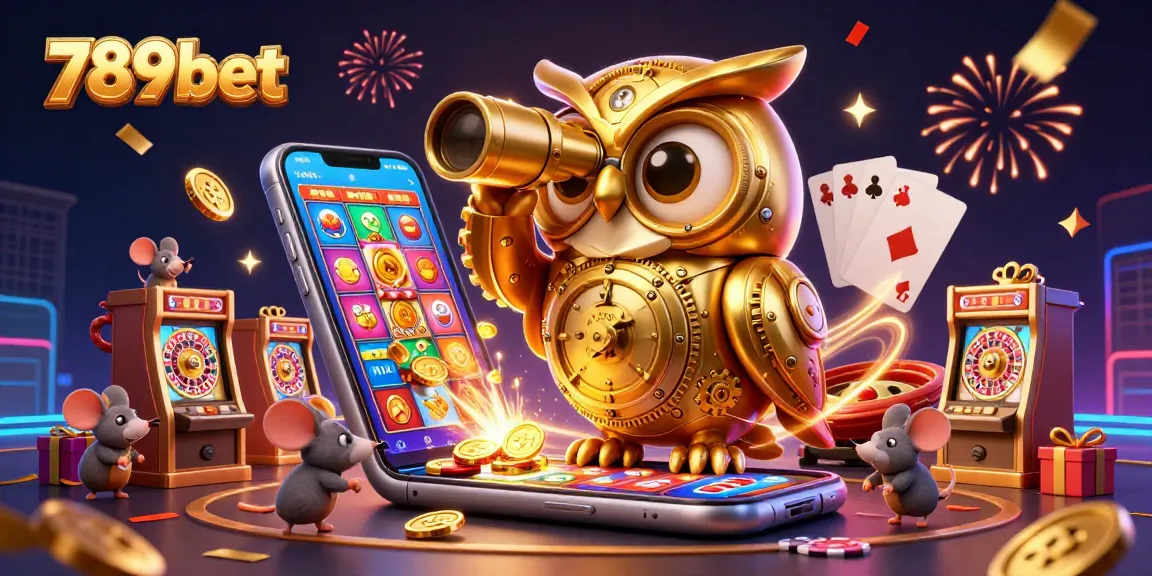 Engage with 789bet's thrilling casino experience featuring vibrant slot games and playful characters.