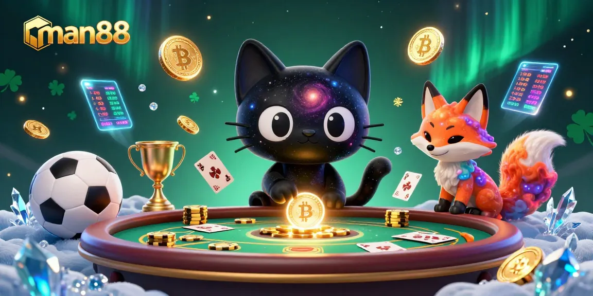 Experience exciting gaming strategies with man88 in a vibrant cosmic casino adventure.