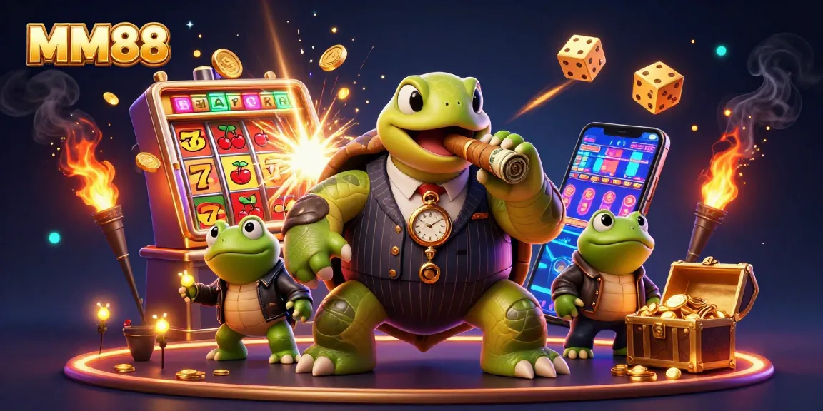 Experience exciting jackpots at MM88 with vibrant casino characters and dynamic game elements.