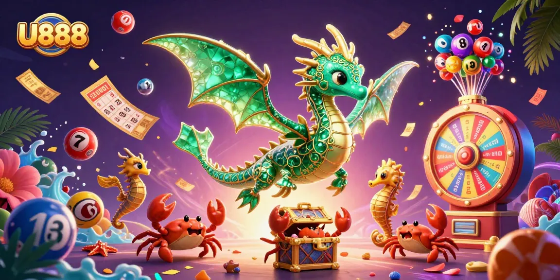 Experience thrilling U888 gaming with vibrant designs showcasing interactive elements and characters.