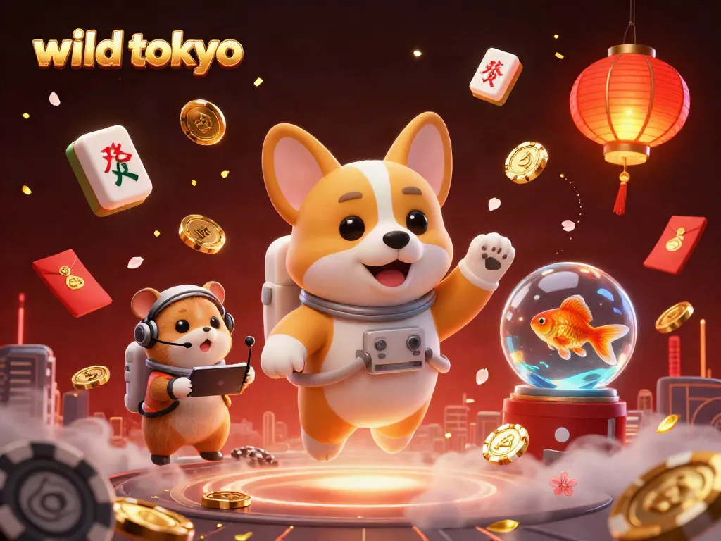Experience wild tokyo's thrilling casino atmosphere with lively characters and dynamic game elements!